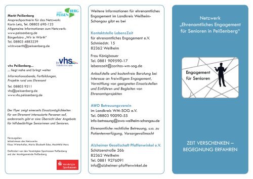 Netzwerk Ehrenamt Vhs Peissenberg Markt Peissenberg