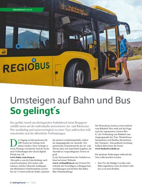 Gebirgsfreund Nr. 1/2022 