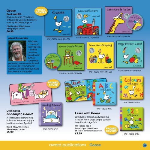 Award Publications and Picthall and Gunzi – Children's Books – Catalogue