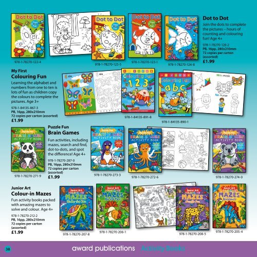 Award Publications and Picthall and Gunzi – Children's Books – Catalogue