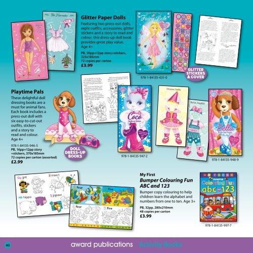 Award Publications and Picthall and Gunzi – Children's Books – Catalogue