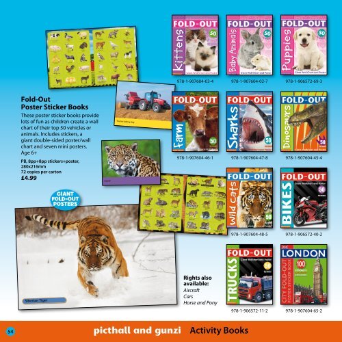 Award Publications and Picthall and Gunzi – Children's Books – Catalogue