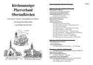 Informationsteil - Pfarrverband Obertaufkirchen/Schwindegg ...