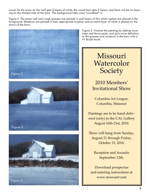 Watercolor Studio - Missouri Watercolor Society