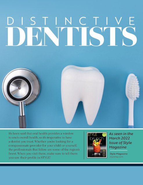 Distinctive Dentists Stand Alone-March 2022