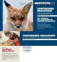 continuing education - New Hampshire Institute of Art