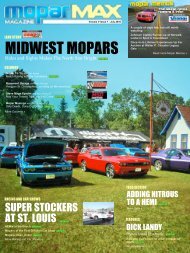 ___ Mopar Max Magazine ___ Volume V, Issue 7 - July 2010