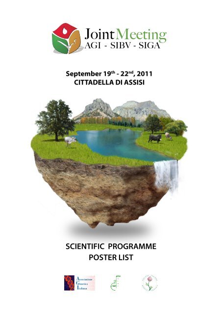 Genetica scientific programme Agraria Italiana Società poster - list