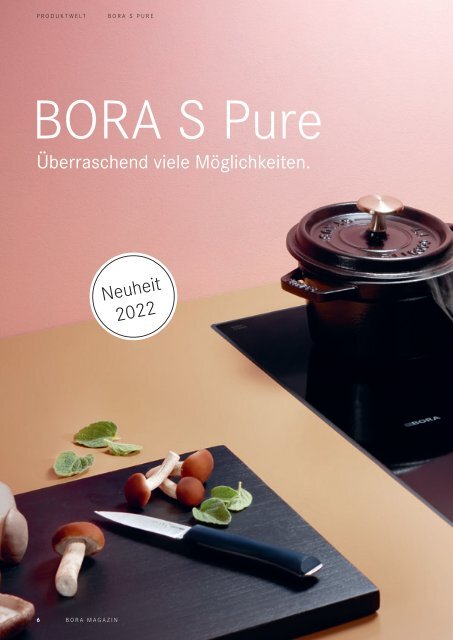 BORA Magazin 01|2022