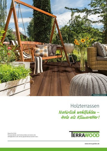 Holzterrassen mit gutem Gewissen genießen
