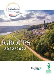 Rüdesheim for groups 2022