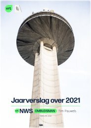 Jaarverslag Nieuwsombudsman 2021