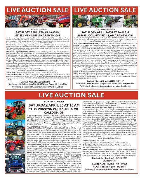 Woodbridge Advertiser/AuctionLists.ca - 2022-03-07