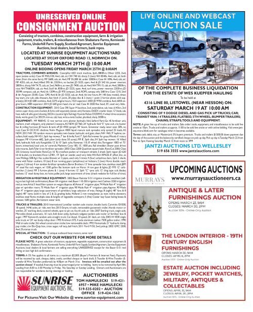 Woodbridge Advertiser/AuctionLists.ca - 2022-03-07