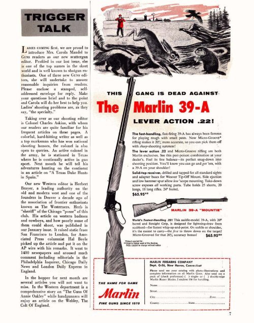 GUNS Magazine April 1956