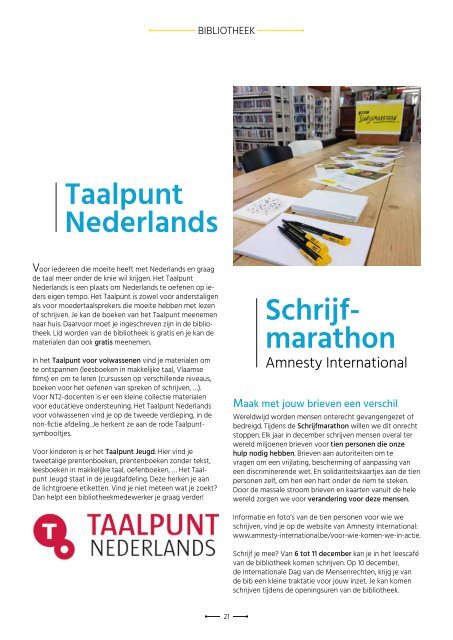 Stedelijk informatieblad - 2021 december