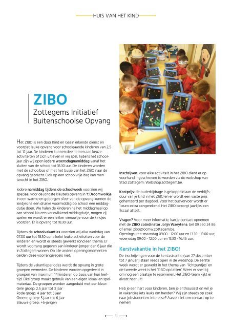 Stedelijk informatieblad - 2021 december