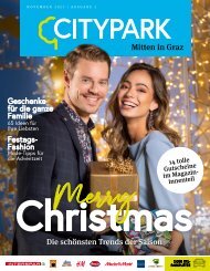 Centermagazin Weihnachten 2021 Citypark Graz