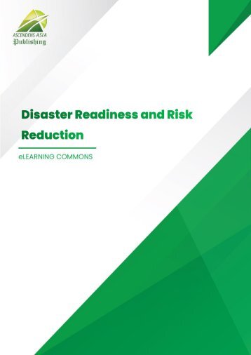 SHS021 Disaster Readiness and Risk Reduction, First Ed