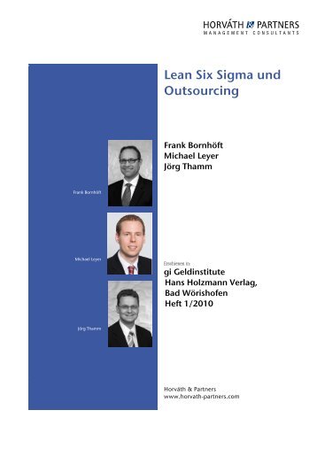 Lean Six Sigma und Outsourcing - Horváth & Partners Management ...