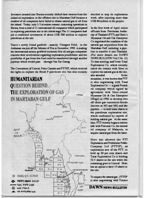 "Dawn" News Bulletin, Vol.4 No.3 April - Online Burma Library