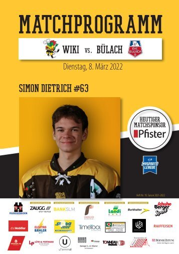 Matchprogramm 