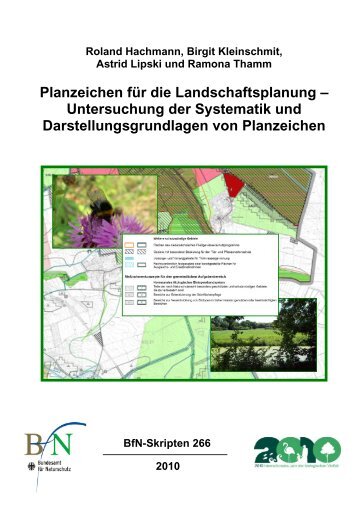 Planzeichen für die Landschaftsplanung - Bundesamt für Naturschutz