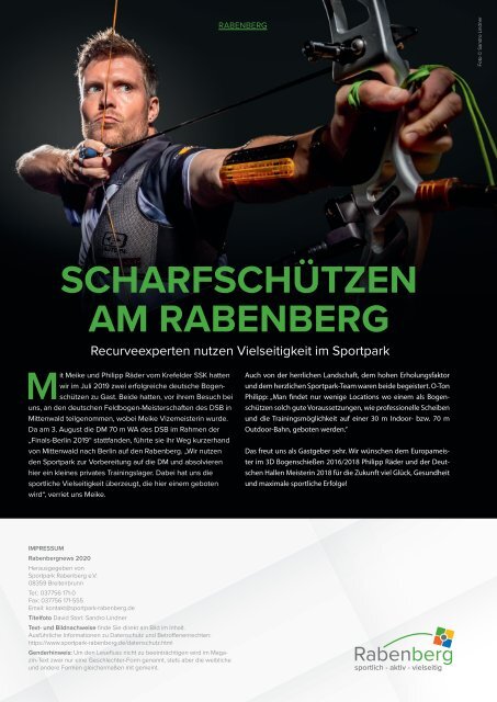 RABENBERG NEWS 2020