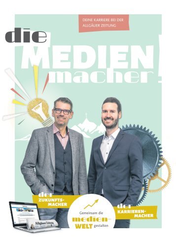 die medienmacher - Deine Karriere bei der Allgäuer Zeitung