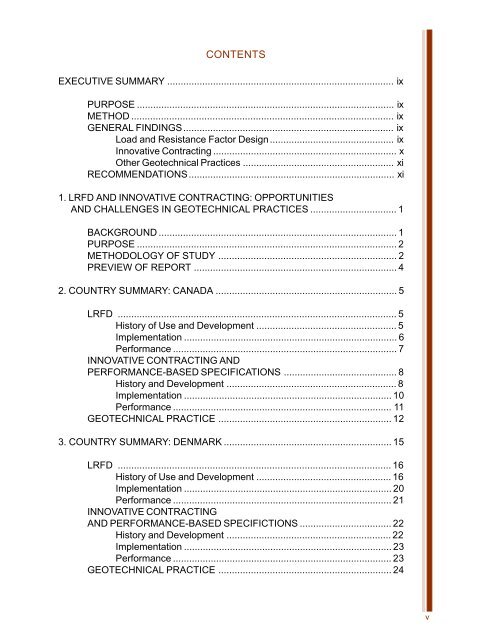 geotechnical engineering practices in canada - the Office of ...