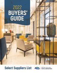 BCHA Buyers' Guide 2022