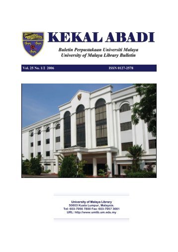 KEKAL ABADI - The University of Malaya Library