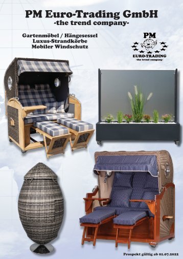 Prospekt Gartenmöbel 2022 - Juli Update  - www.pmeurotrading.om