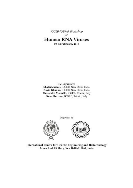 Human RNA Viruses - ICGEB