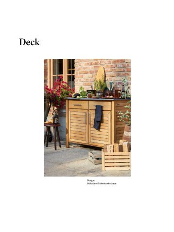 Weishäupl Deck Outdoor-Möbel