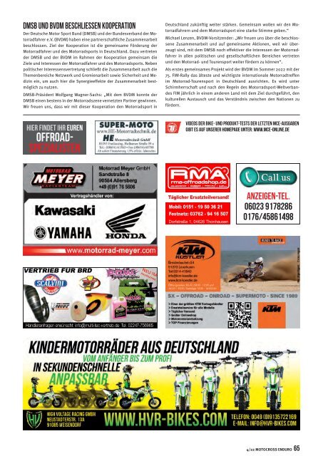 Motocross Enduro Ausgabe 04-2022