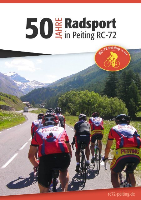 Radsport in Peiting RC-72 - Broschüre 50 Jahre