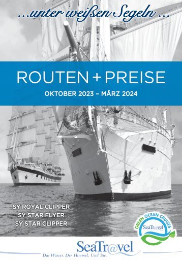 Star Clippers Routen & Preise Oktober 2023 bis März 2024