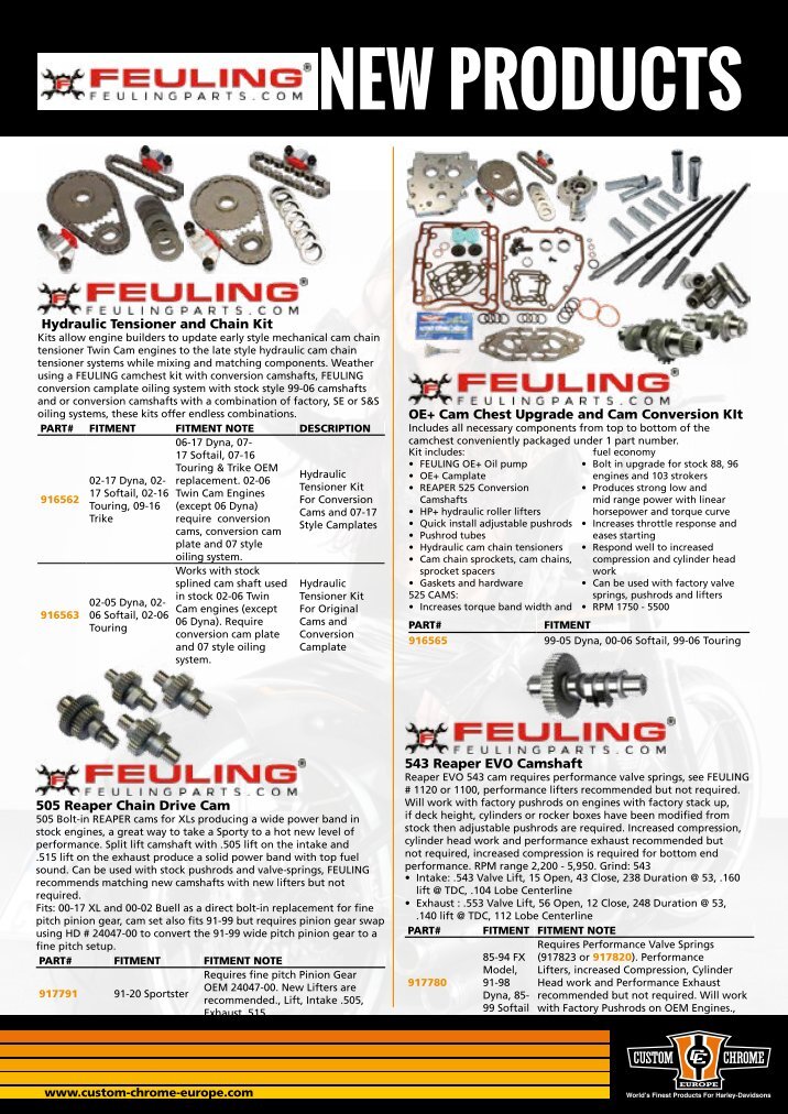 Custom Chrome Europe Online Katalog