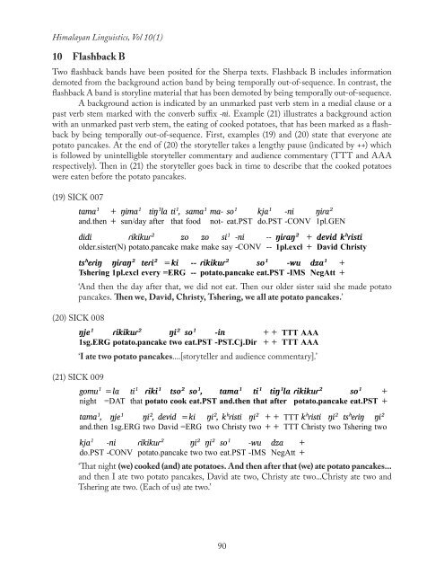 himalayan linguistics - UCSB Linguistics - University of California ...