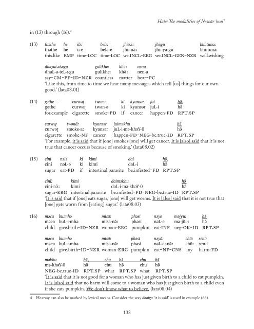 himalayan linguistics - UCSB Linguistics - University of California ...