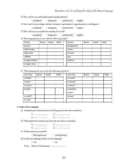 himalayan linguistics - UCSB Linguistics - University of California ...