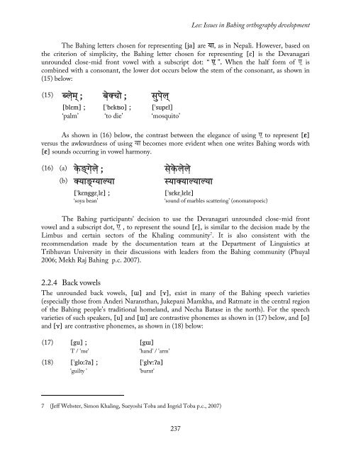 himalayan linguistics - UCSB Linguistics - University of California ...