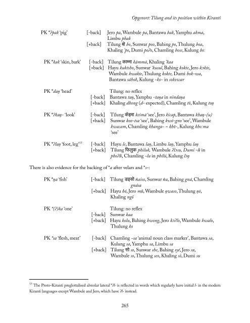 himalayan linguistics - UCSB Linguistics - University of California ...