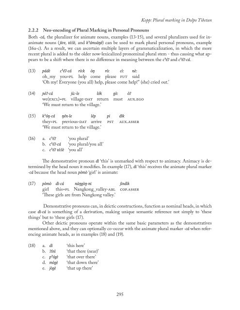 himalayan linguistics - UCSB Linguistics - University of California ...