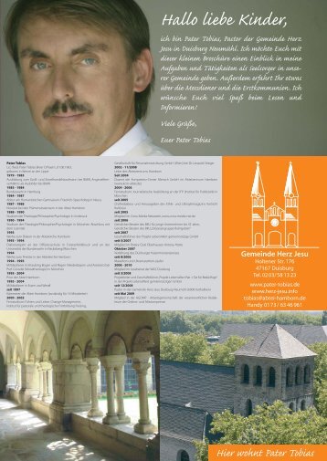 Hallo liebe Kinder, - Herz-Jesu