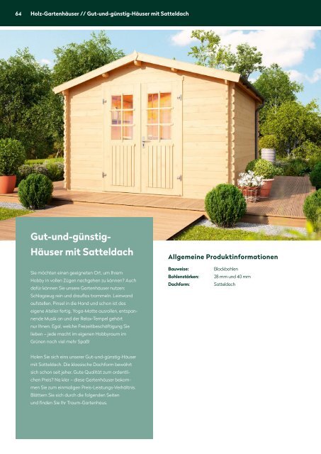 Finnhaus Gartenhäuser