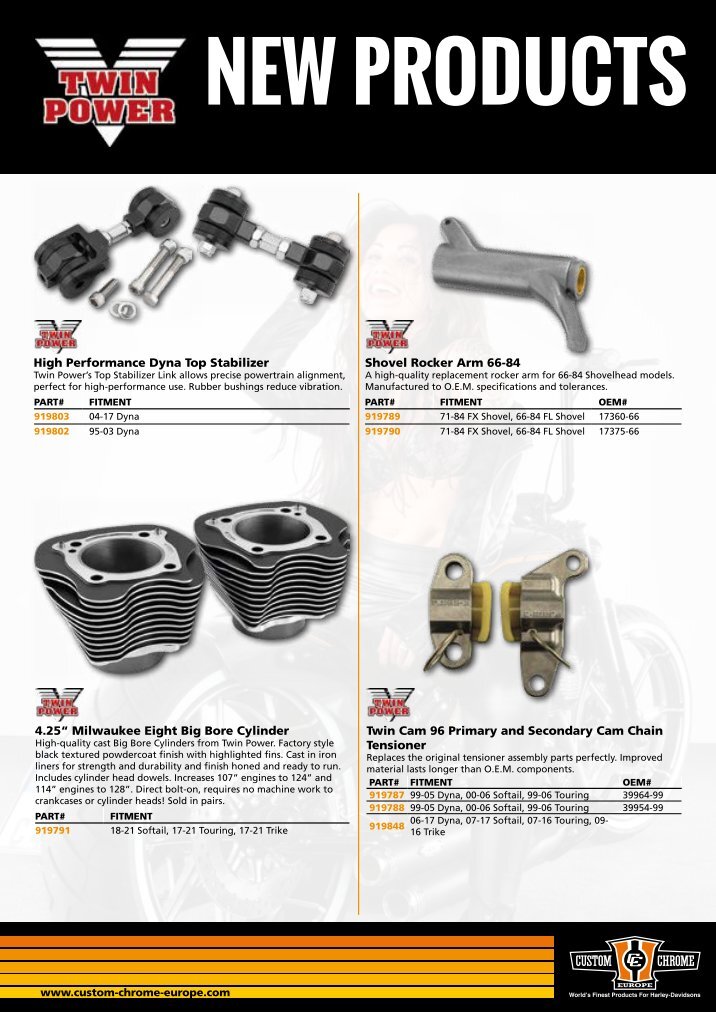 Custom Chrome Europe Online Katalog