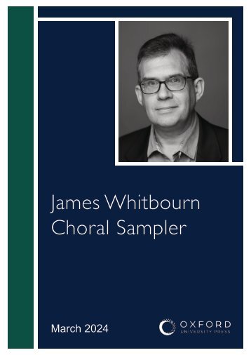 James Whitbourn choral sampler