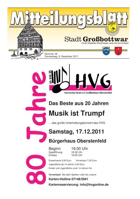 Not Und Bereitschaftsdienste Gemeinde Grossbottwar